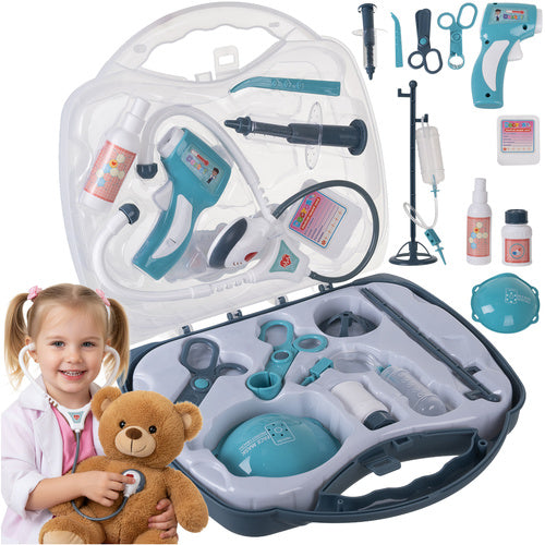 Kids Doctor Playset with Case, 13 Accessories, Ages 3+