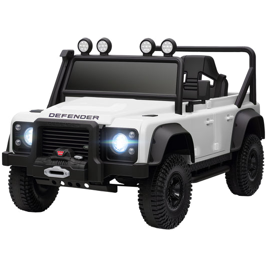 Kids Electric Car, 12V Battery, Remote Control, White