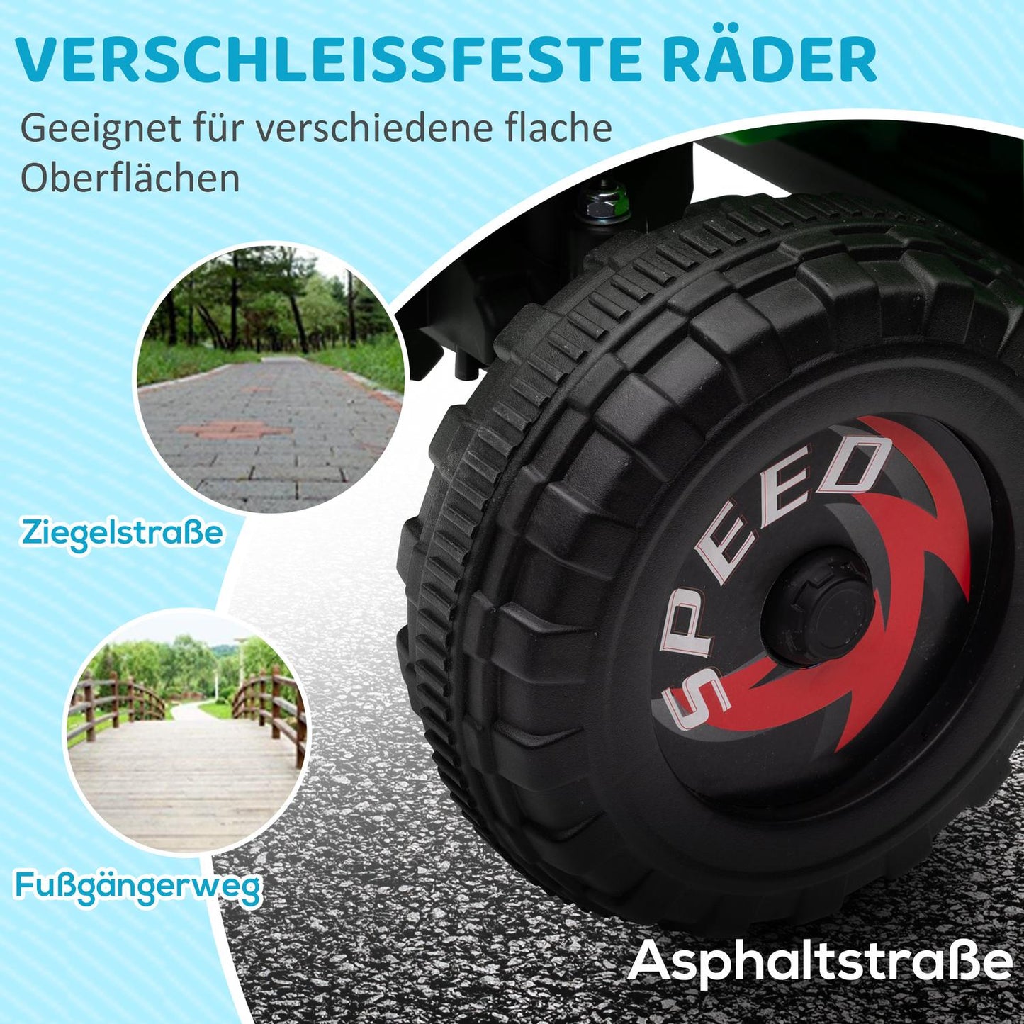 Kids Electric Quad Bike, 2.5 km/h, 50 Min Ride Time