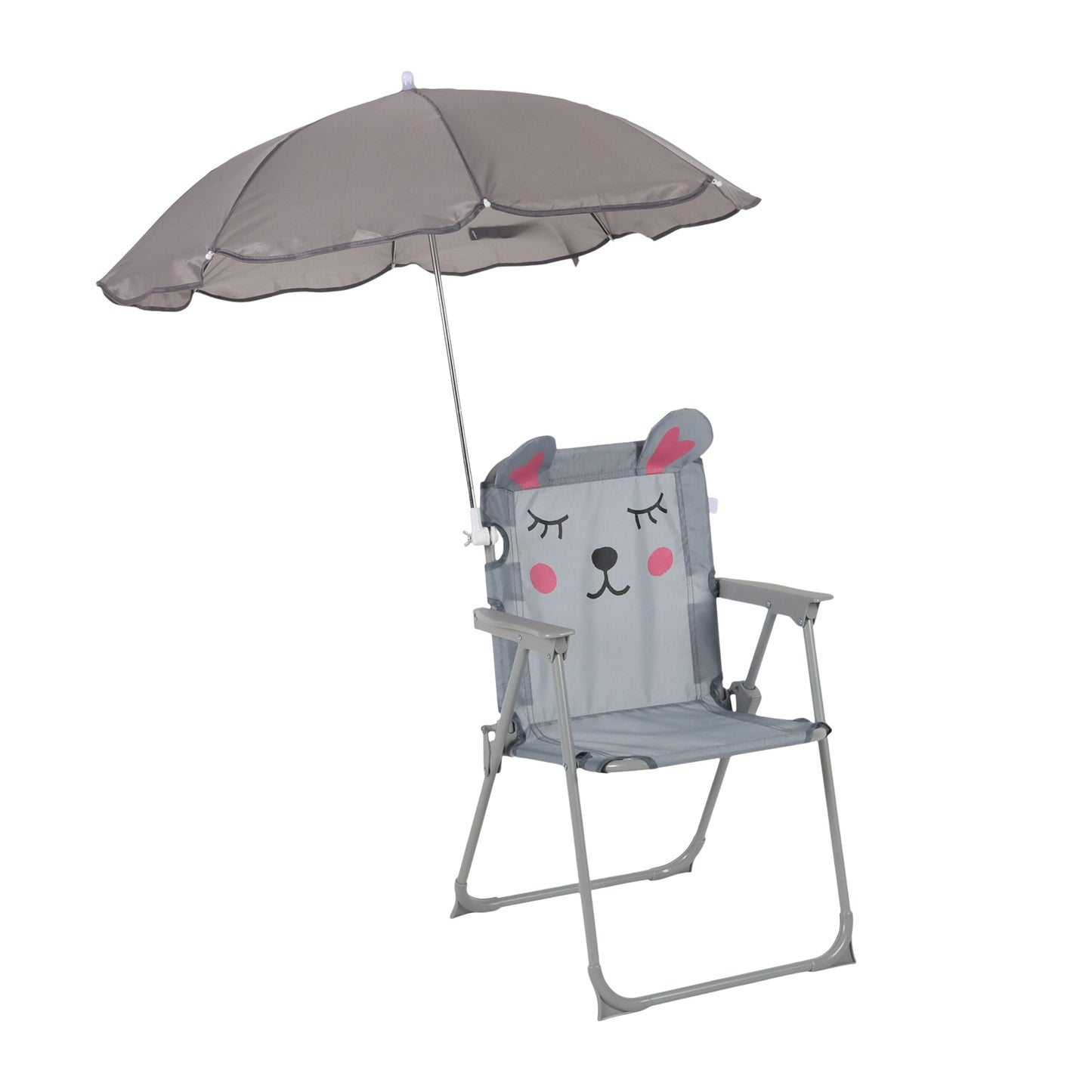 Kids' Folding Chair with Parasol – Lightweight, Portable