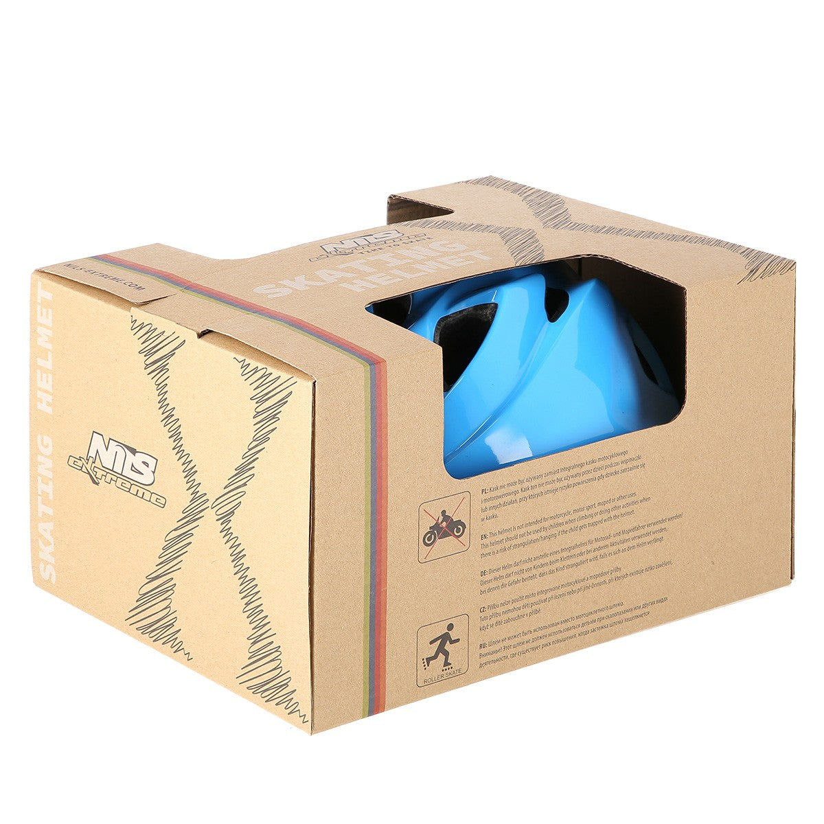 Kids Helmet, Blue, Size S (53-55)