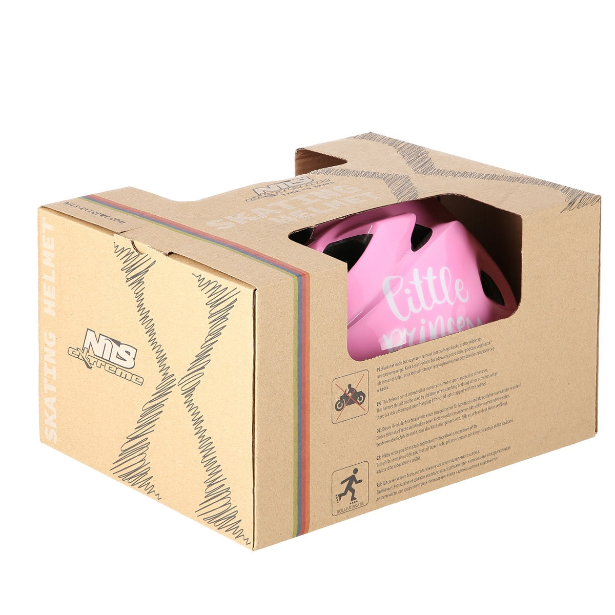 Kids Helmet, Pink, Size M (54-58)