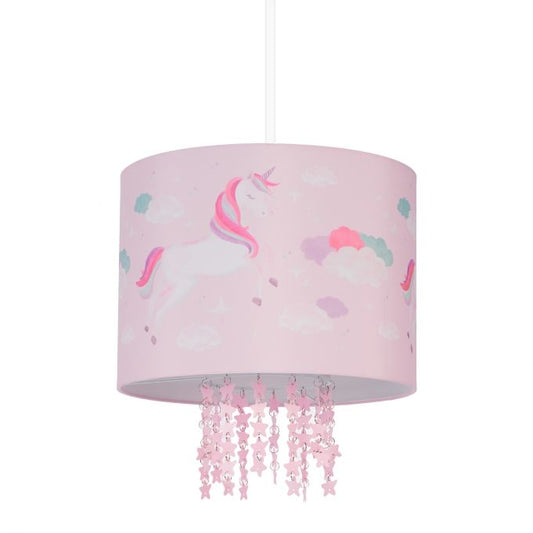 Kids' Light Fixture Pink Unicorn