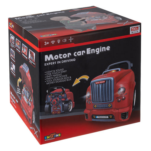 Kids Mechanic Kit with Car and Engine – Educational Toy