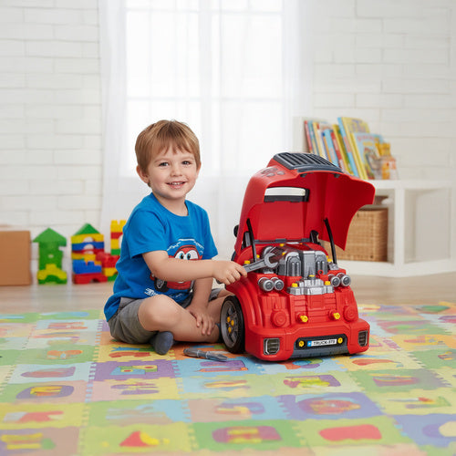 Kids Mechanic Kit with Car and Engine – Educational Toy