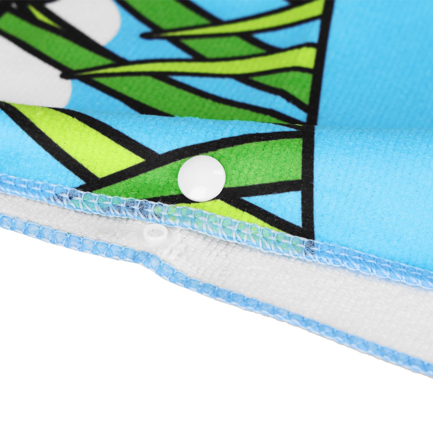 Kids Poncho Towel, Crocodile & Unicorn Design