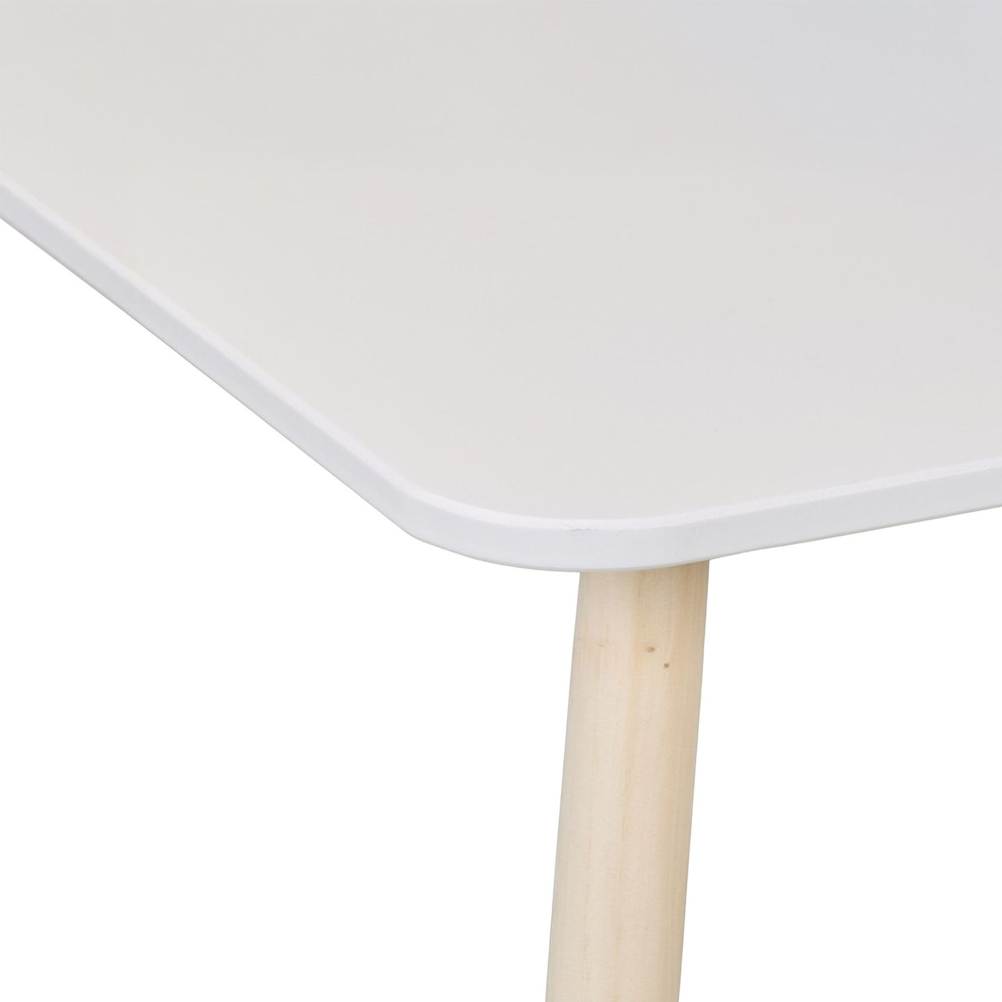 Kids' Rabbit Ear Table and Chair Set – MDF & Pine Wood