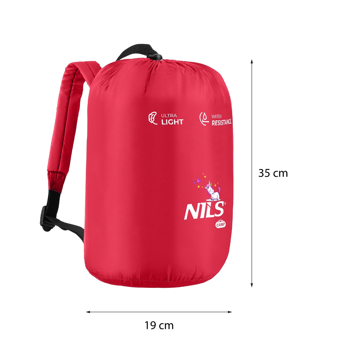 Kids Sleeping Bag With Backpack, Unicorn Print, 170x60cm