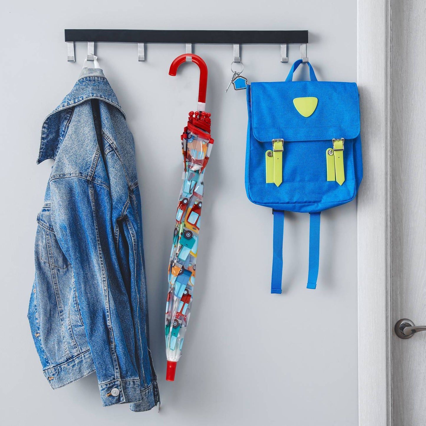 Kids' Stick Umbrella – Colorful, Easy Open, Durable
