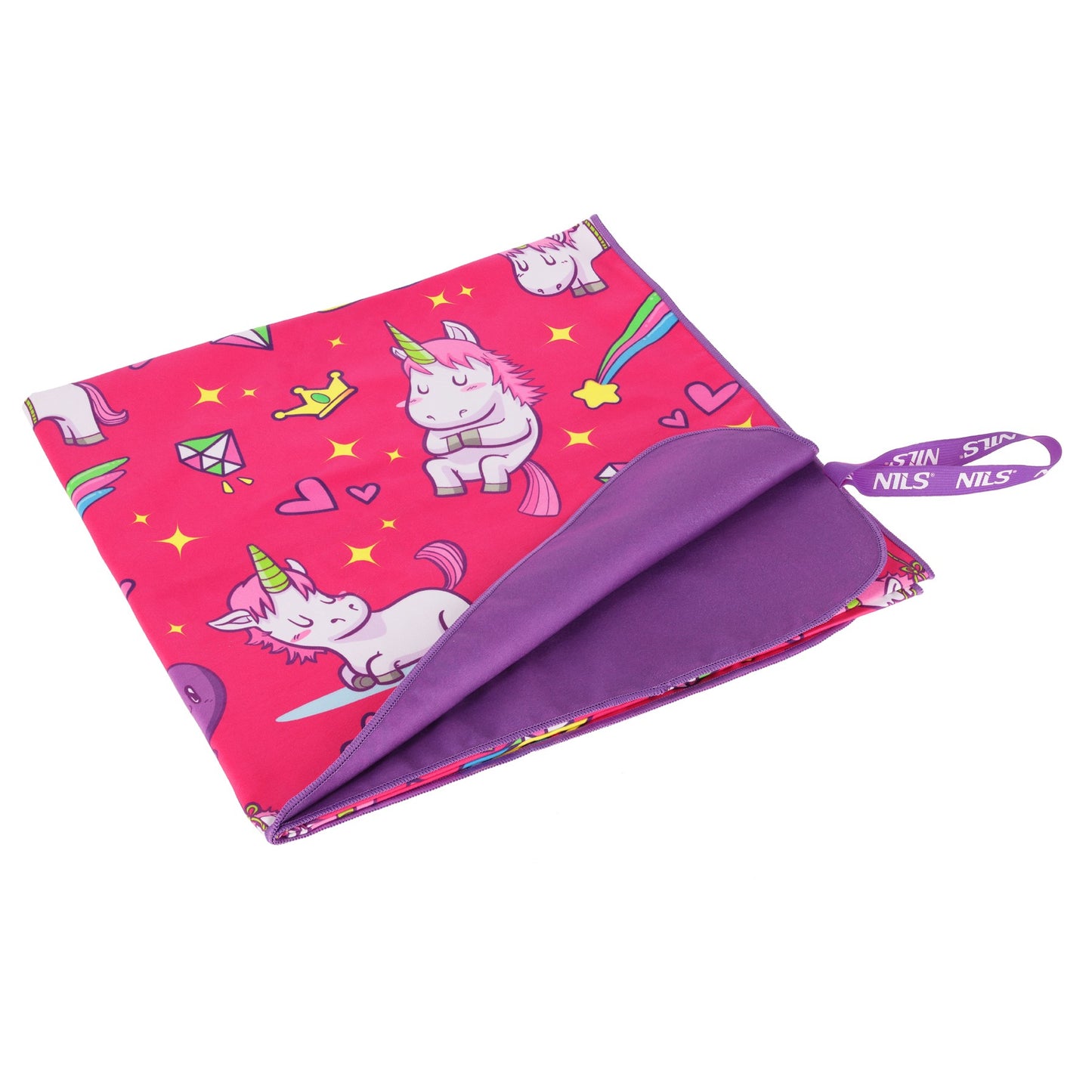 Kids Unicorn Microfiber Towel, 160 x 80 cm, Quick Dry