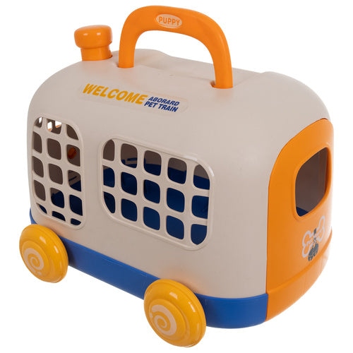Kids Vet Play Set with Carrier, Plush Dog & Tools