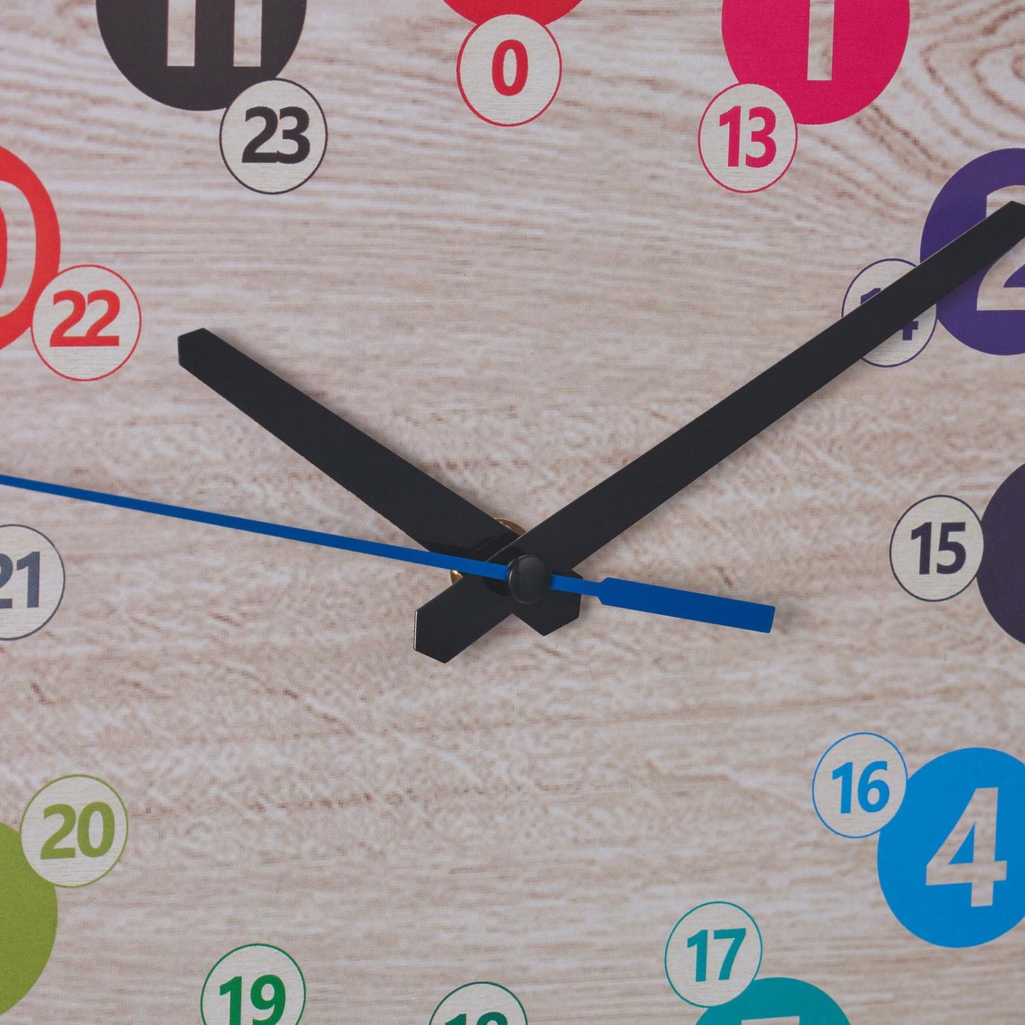 Kids' Wall Clock with Large Colorful Numbers