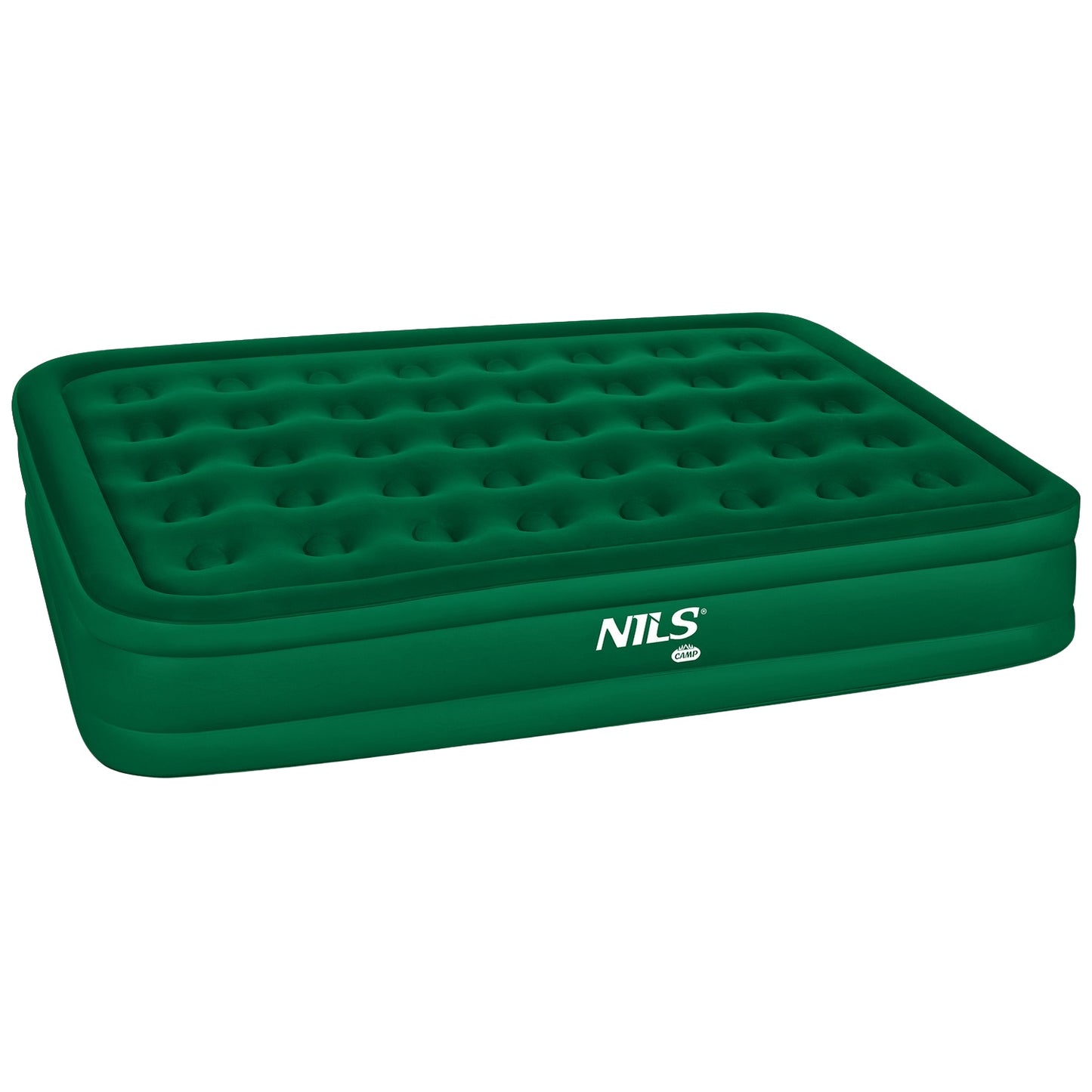 King Size Double Mattress with Electric Pump, Green