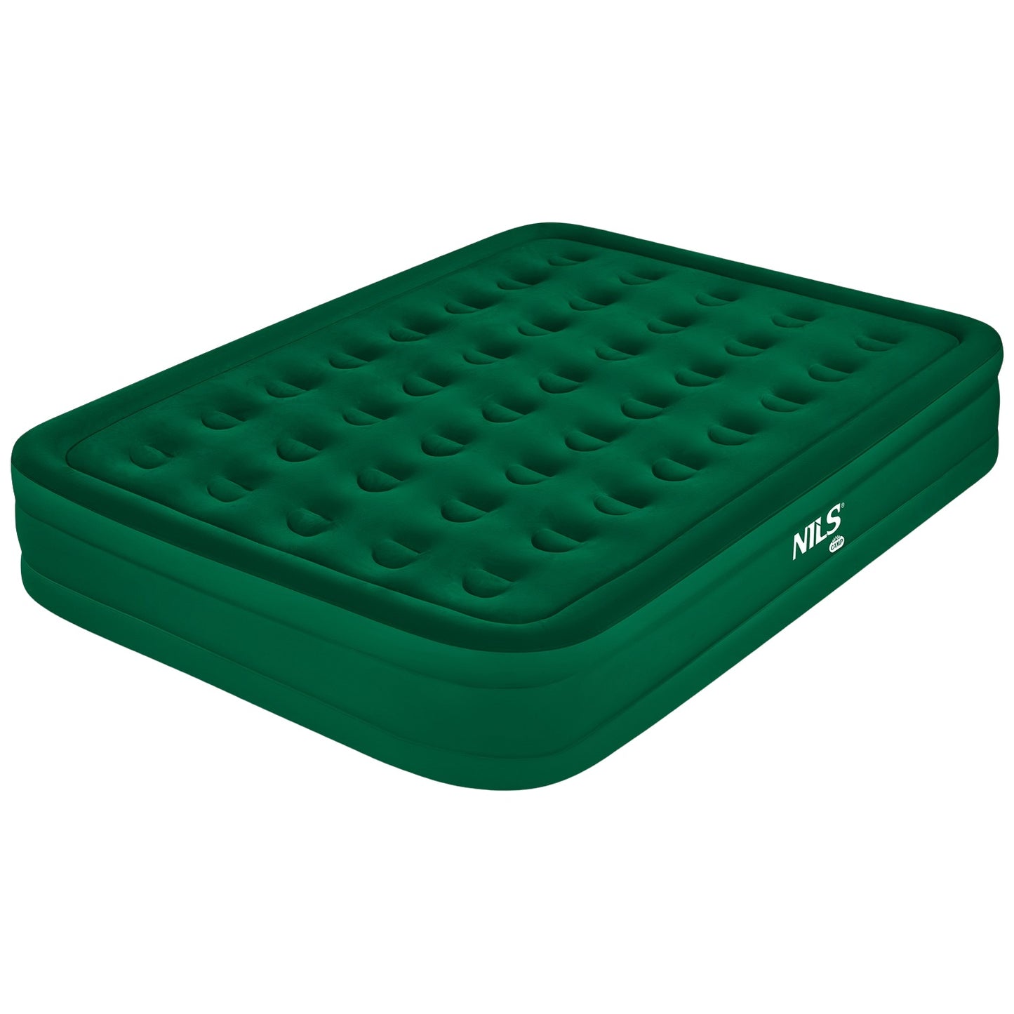 King Size Double Mattress with Electric Pump, Green