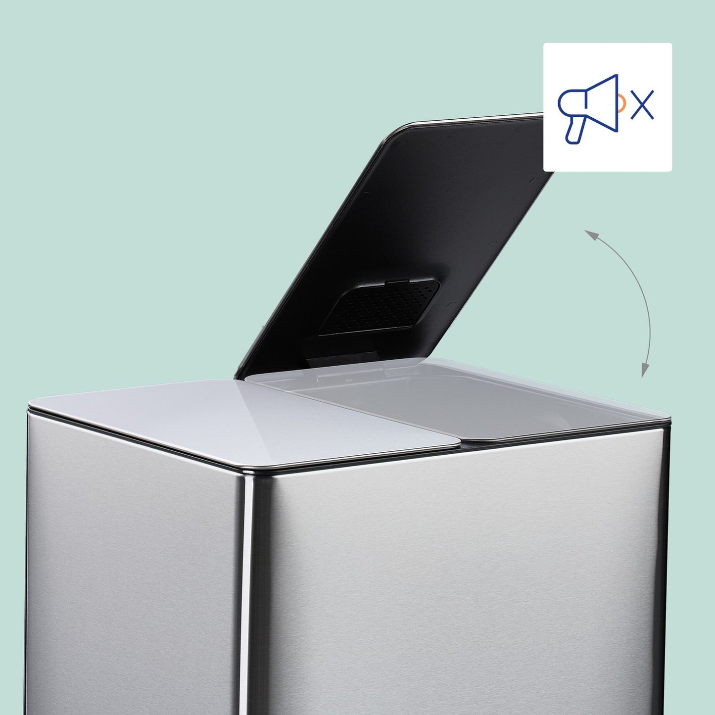 Kitchen Bin with Dual 15L Odour Filter System