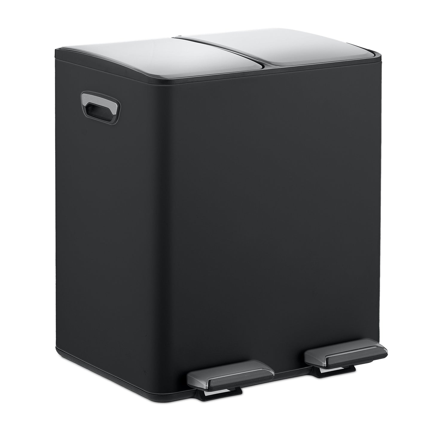 Kitchen Bin with Pedal, 2x15L Compartments