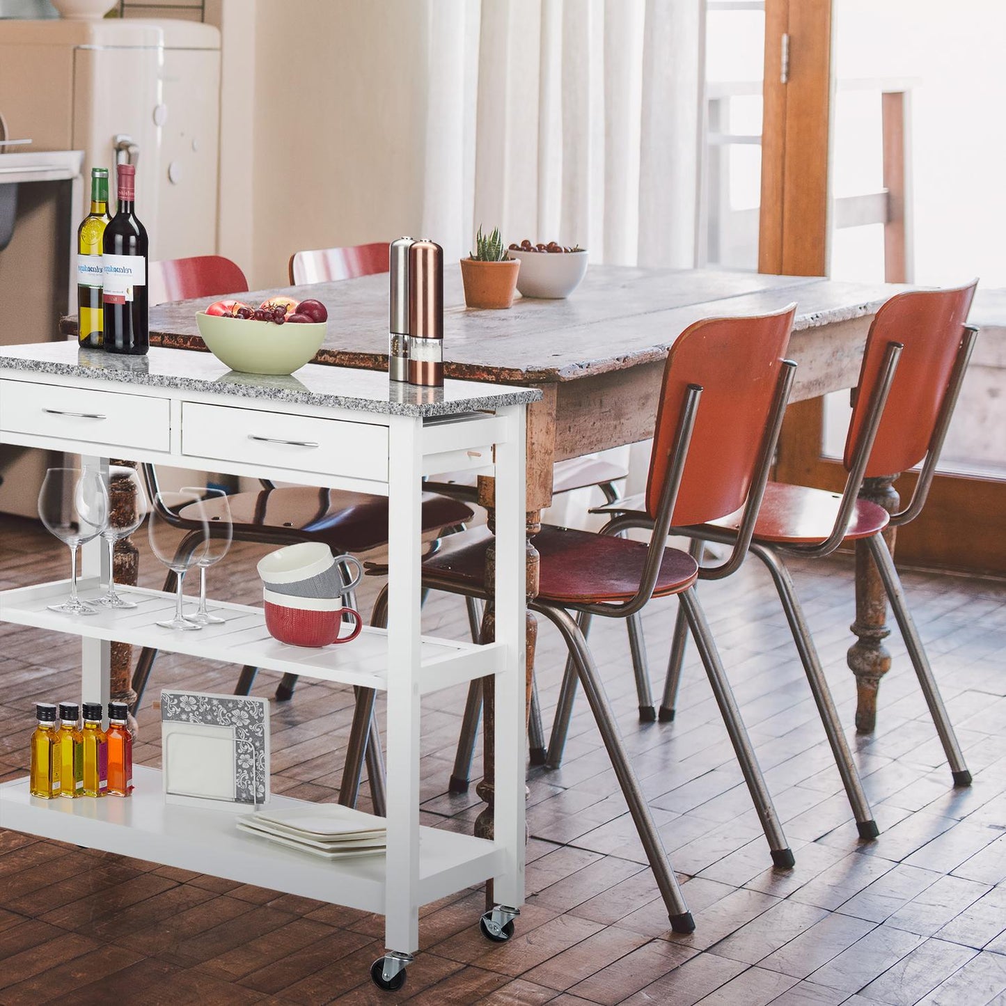 Kitchen Cart White