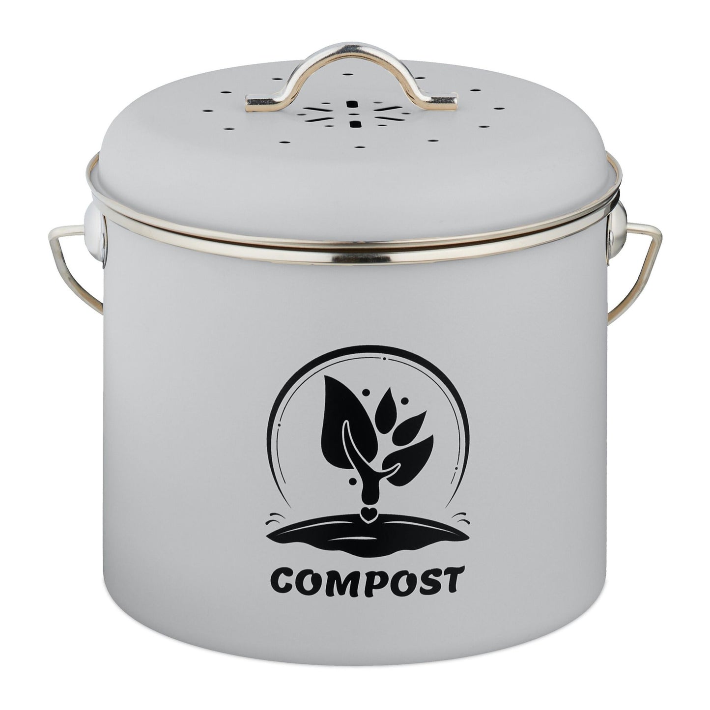 Kitchen Compost Bin 3.5L with Charcoal Filter