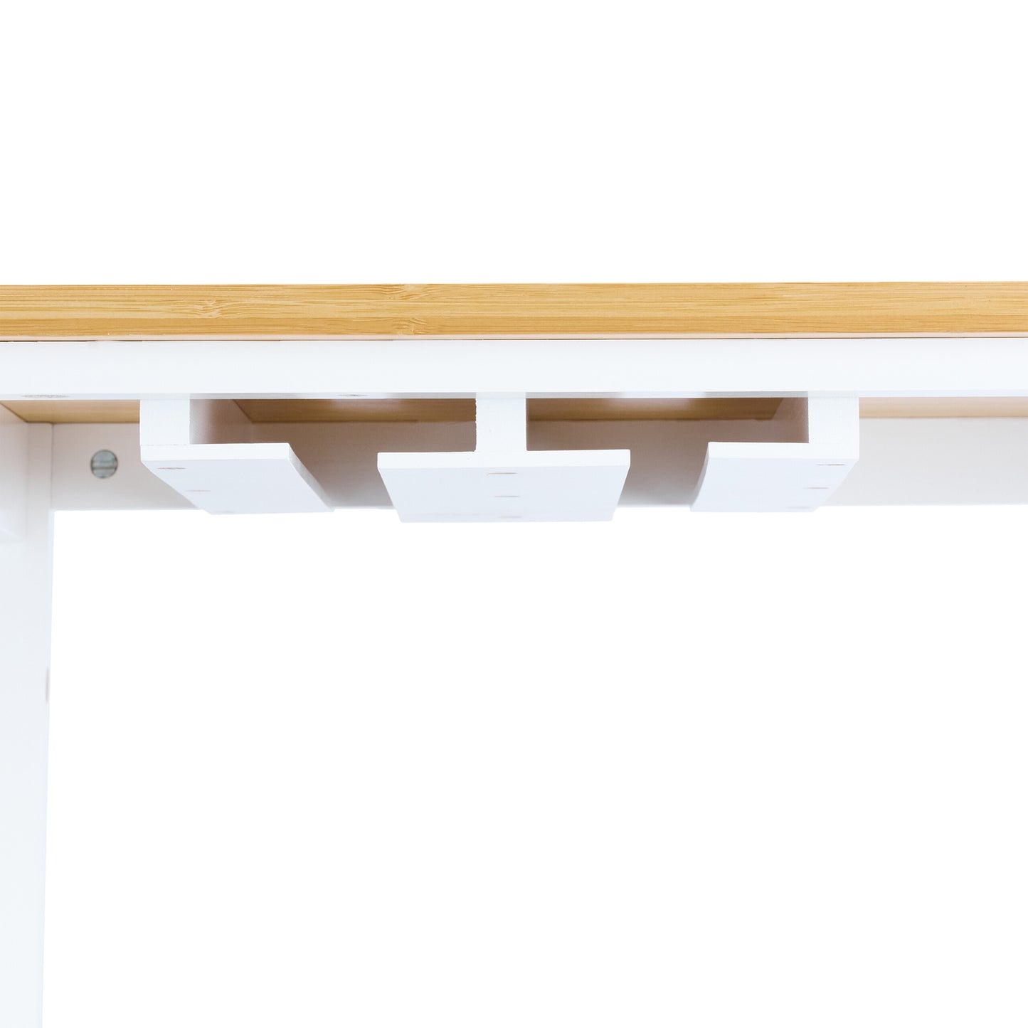 Kitchen Storage Trolley with Wine Rack and Glass Holder
