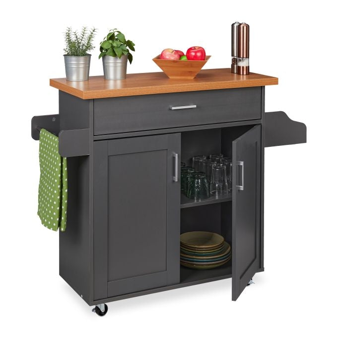 Kitchen Trolley with Counter Top