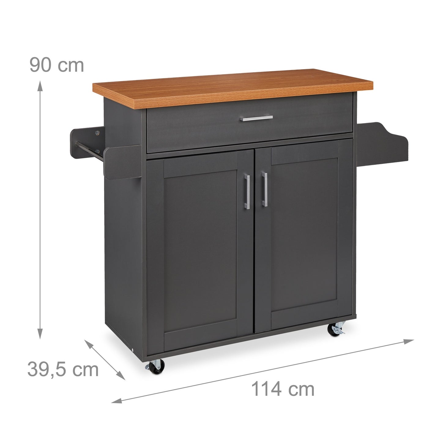 Kitchen Trolley with Counter Top