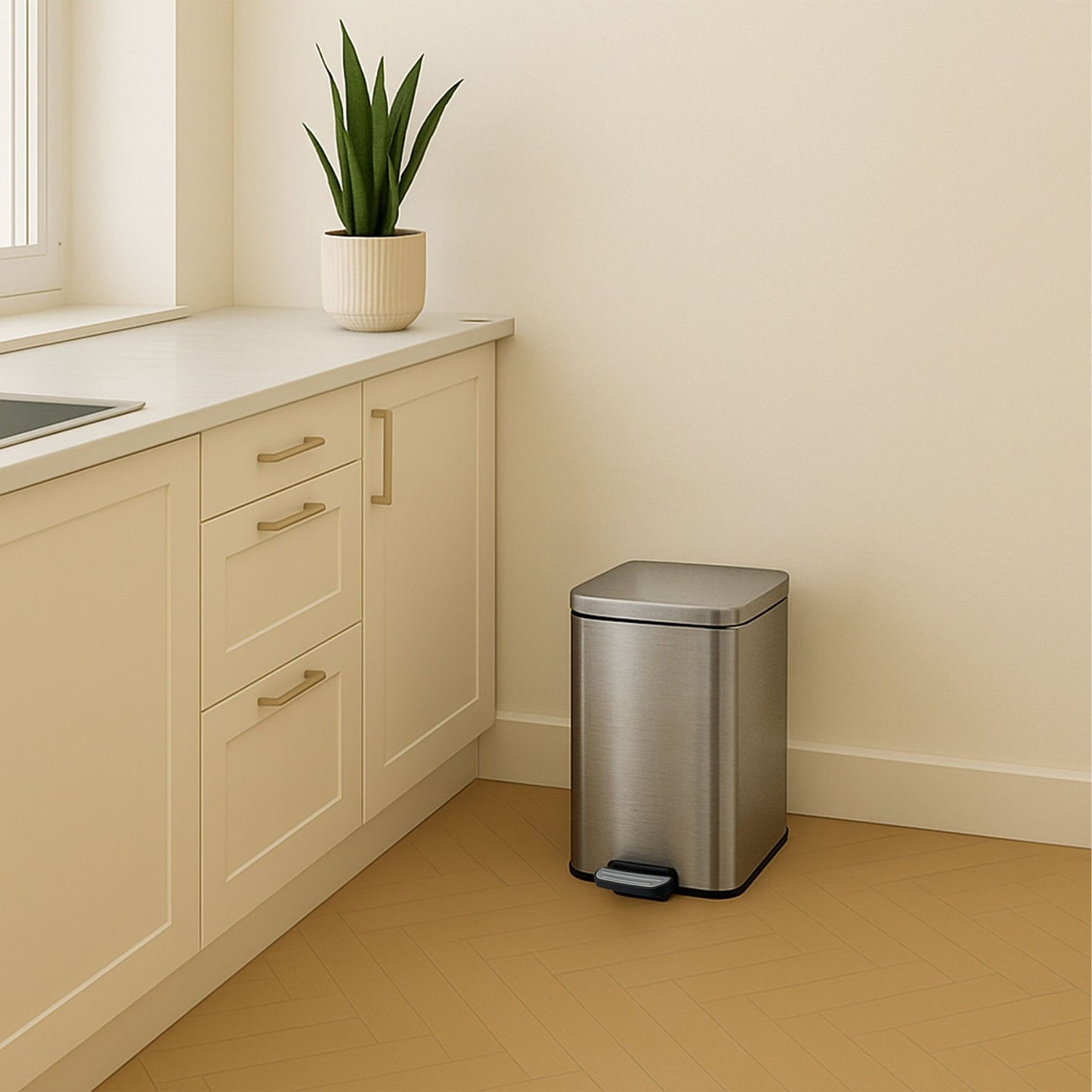 Kitchen Waste Bin 20L with Soft-Close Lid