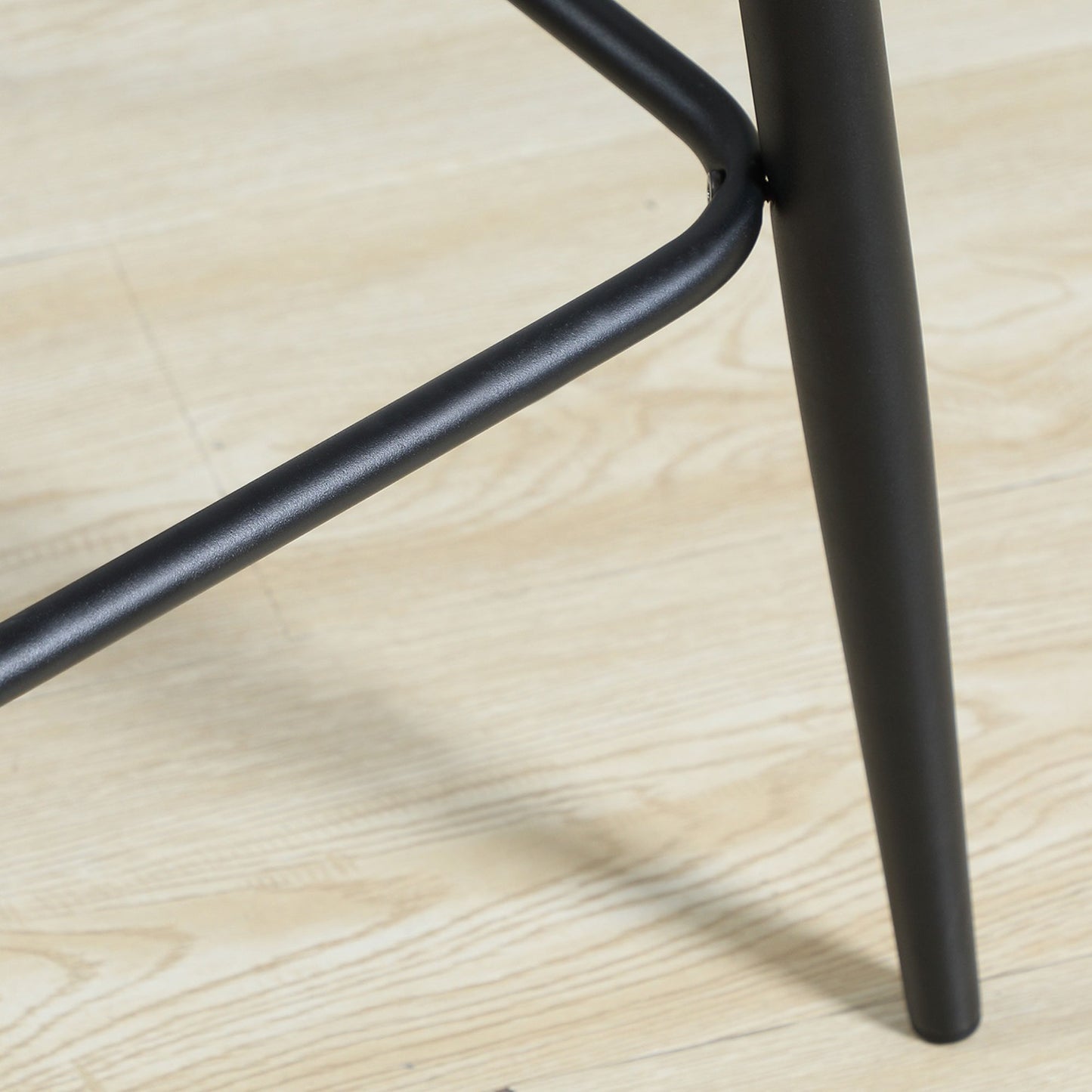 Velvet bar stool Set of 2, non-slip, modern design