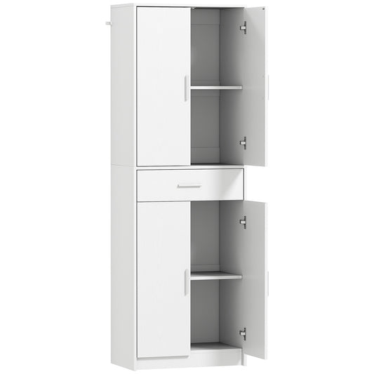 Kitchen cabinet, 3-level adjustable shelves, chipboard, MDF, plenty of storage space, white