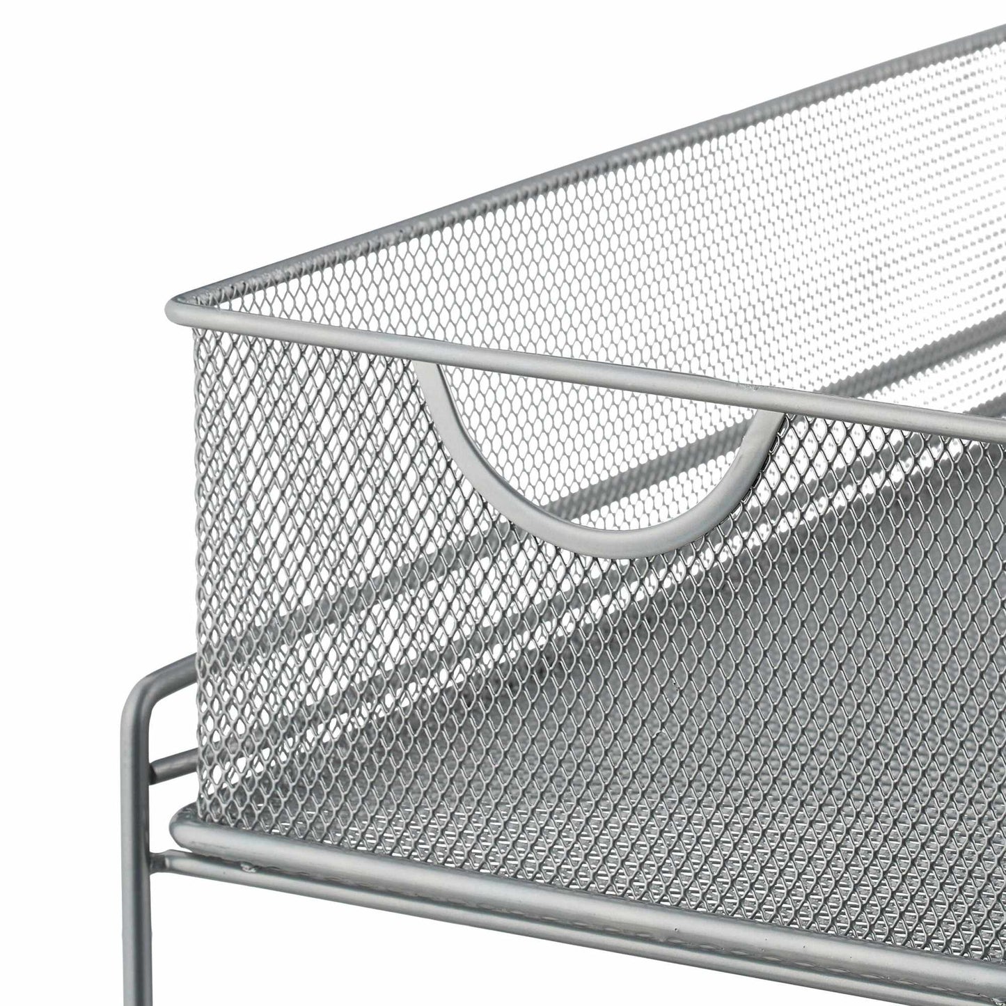 Kitchen organization with 2 pull-out baskets