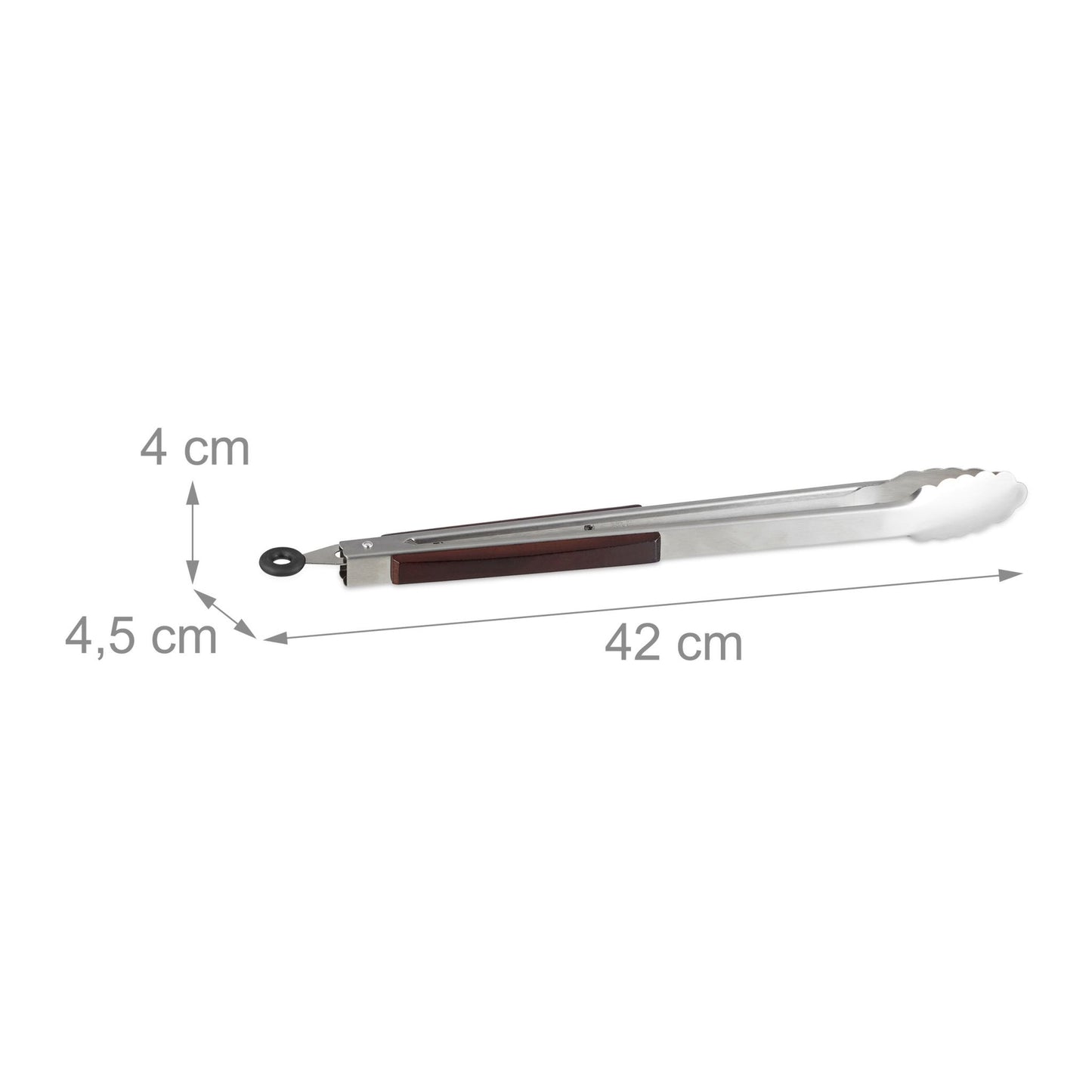 Kitchen rod in stainless steel 38 cm
