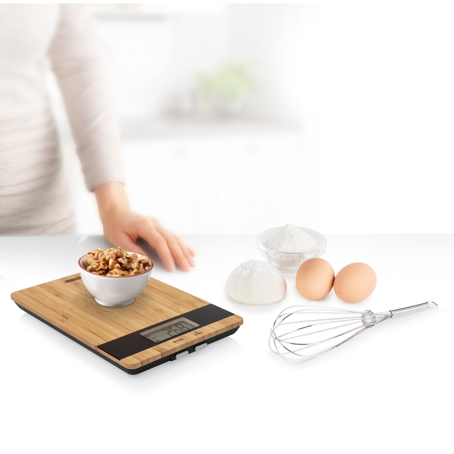 Kitchen scale Bamboo 5kg 492944 Kitchen scale Pure
