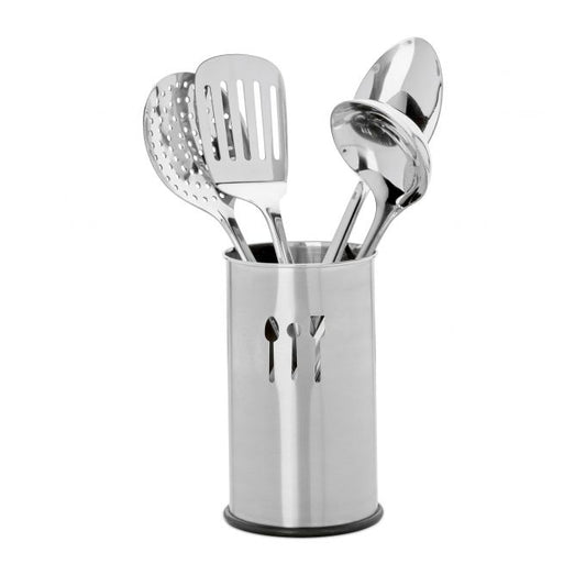 Kitchen utensils in stainless steel