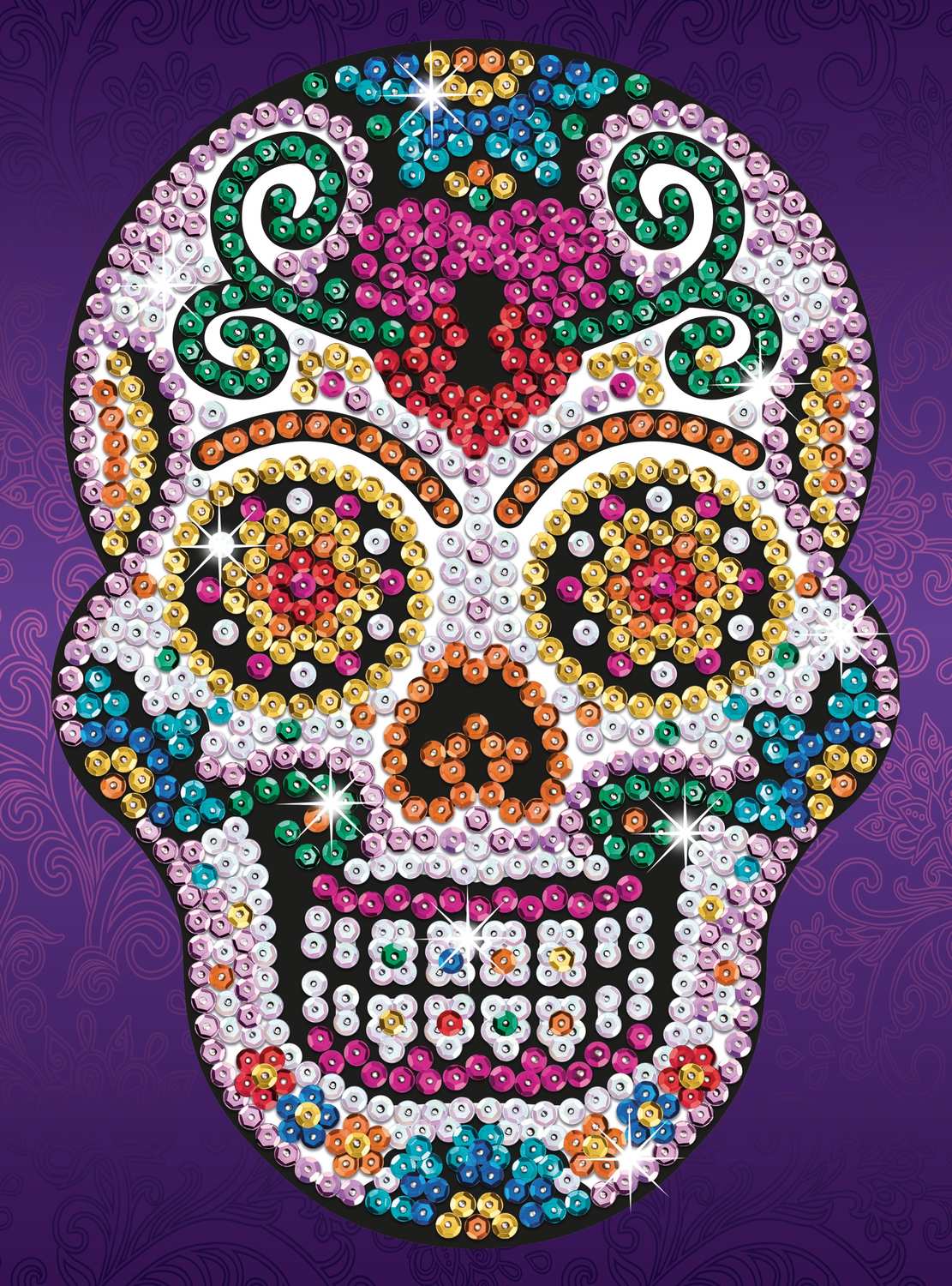 Kitfix Diy Set Sequin Art Craft Teen Sugar Skull