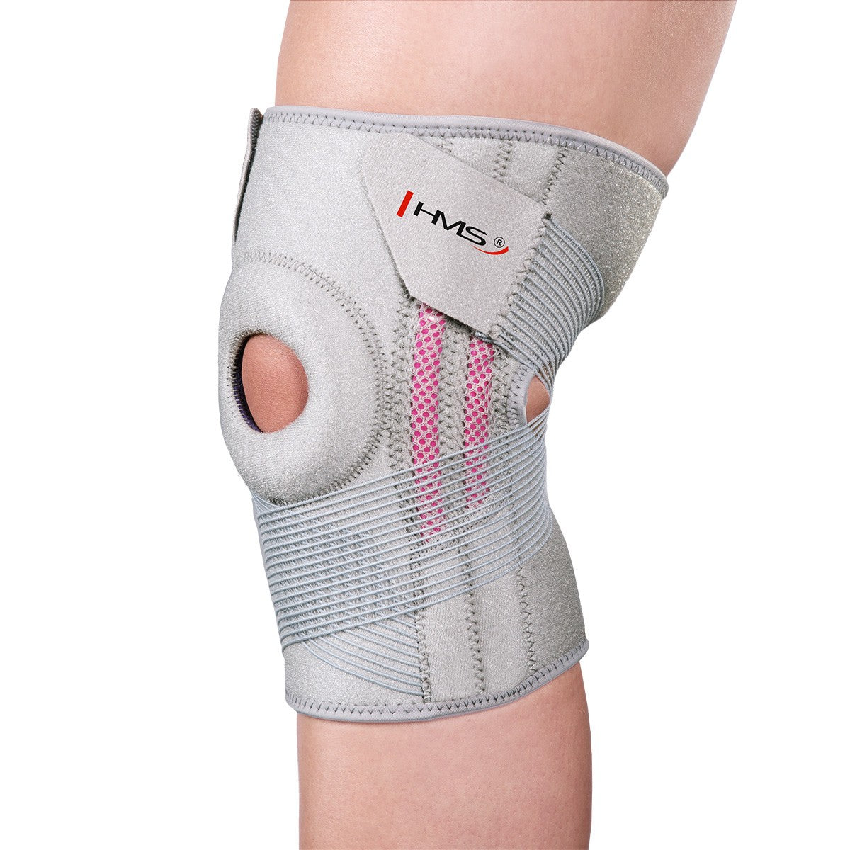 Knee Stabilizer, Light Gray, One Size, Support Brace