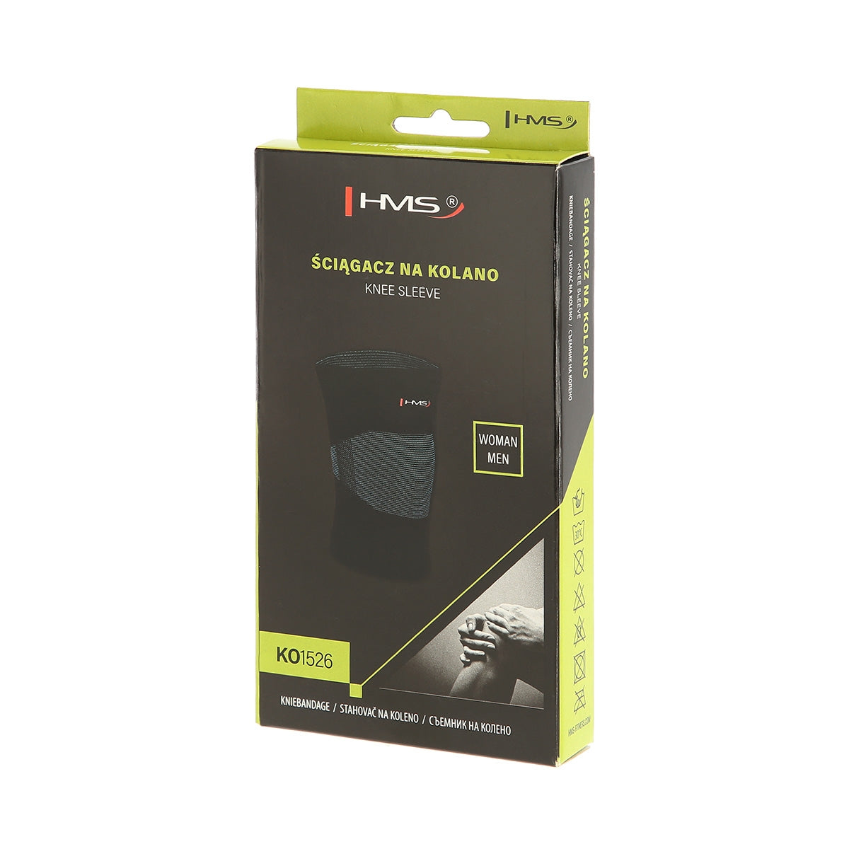 Knee Support, Turquoise-Black, Size M