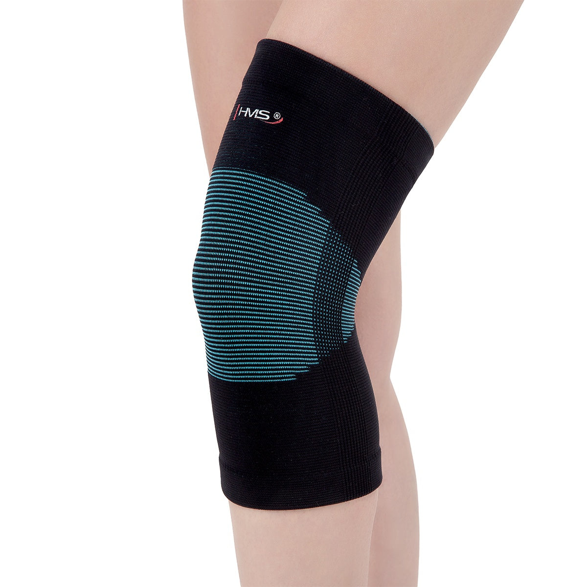 Knee Support, Turquoise-Black, Size S