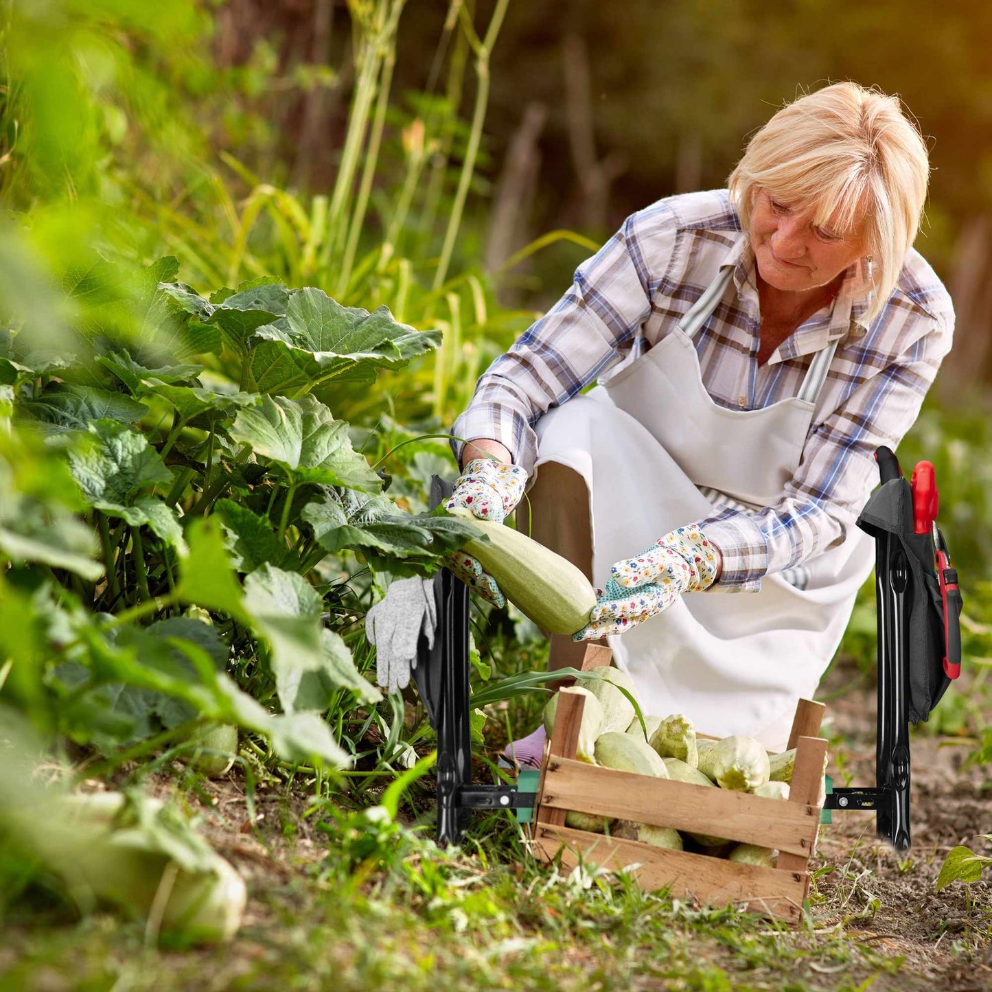 Knee pad for the garden