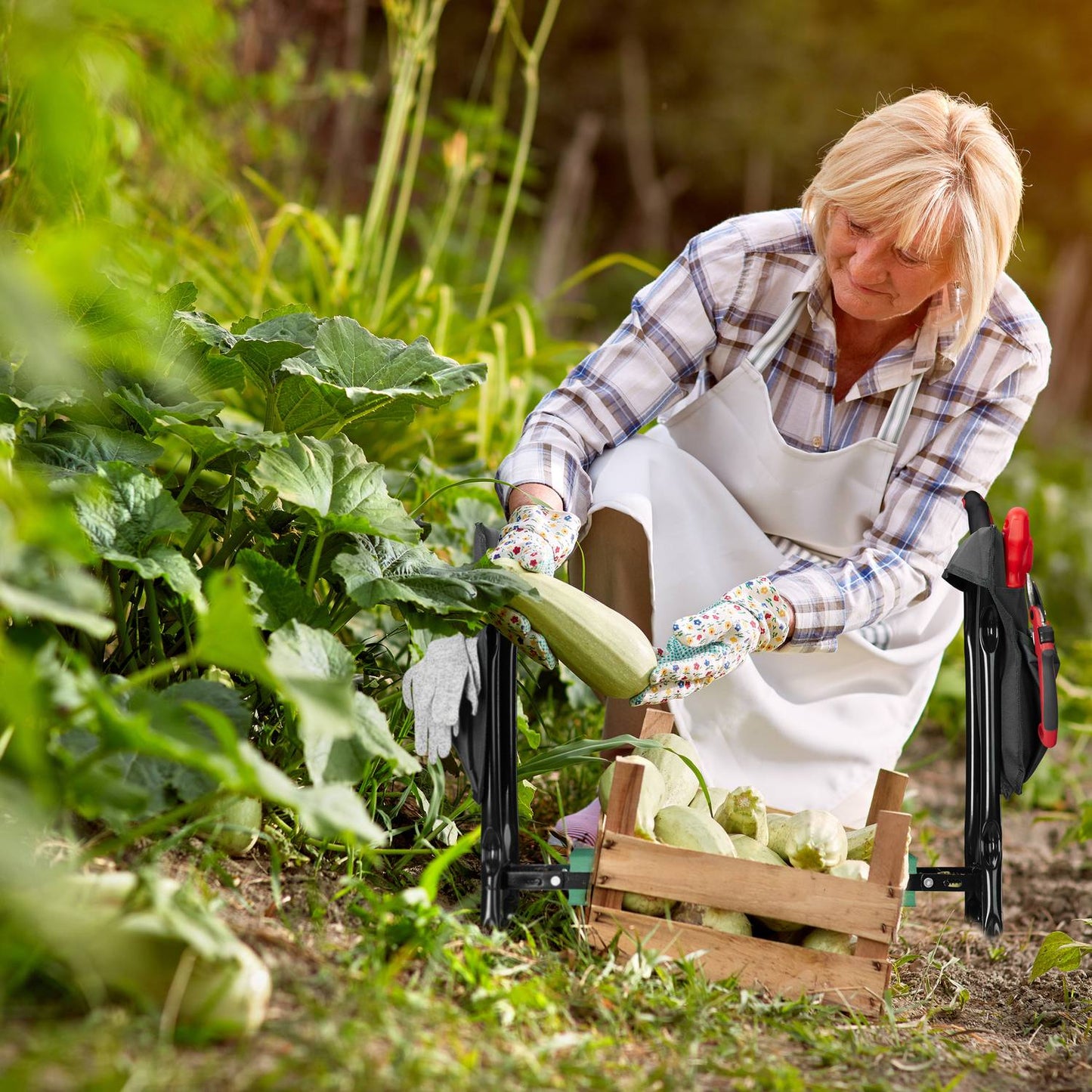 Knee pad for the garden