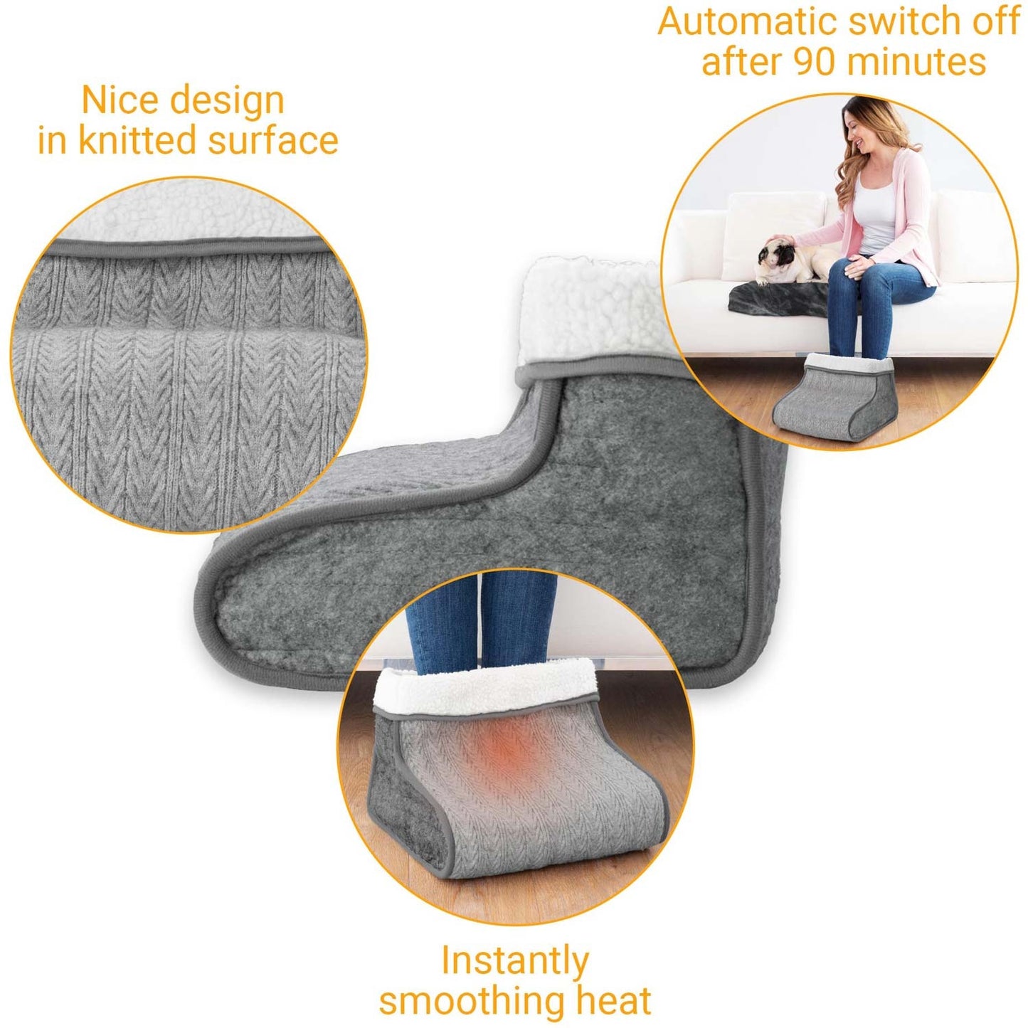Knitted Foot Warmer FW150