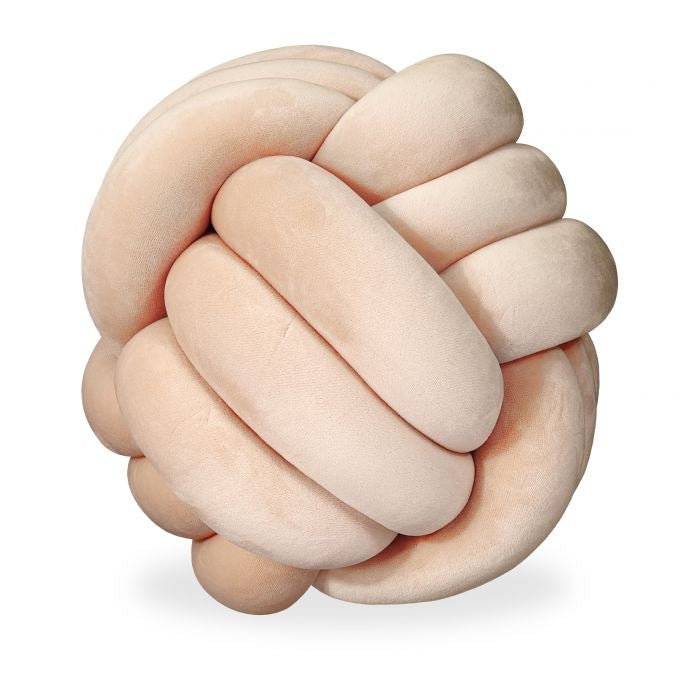 Knot cushion solid color