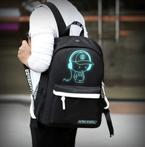 Kruzzel 19374 USB luminous backpack