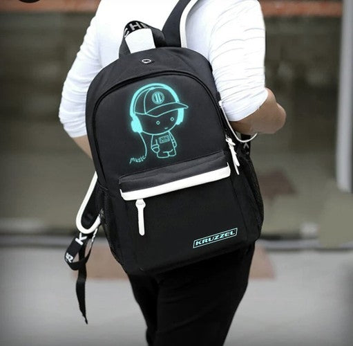 Kruzzel 19374 USB luminous backpack