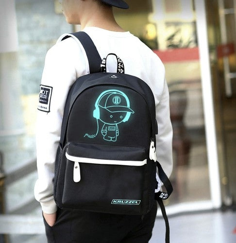 Kruzzel 19374 USB luminous backpack