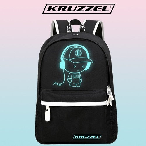 Kruzzel 19374 USB luminous backpack