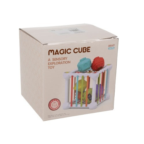 Kruzzel 20377 sensory cube sorter
