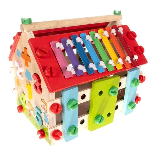 Kruzzel 22564 wooden educational house