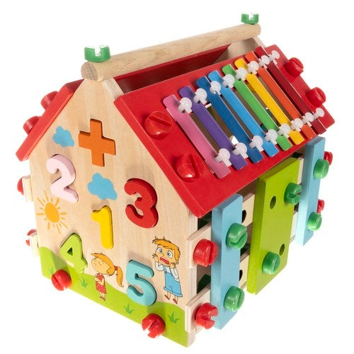 Kruzzel 22564 wooden educational house