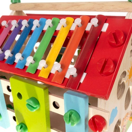 Kruzzel 22564 wooden educational house