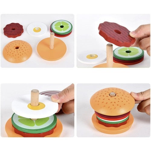 Kruzzel 22673 wooden burger
