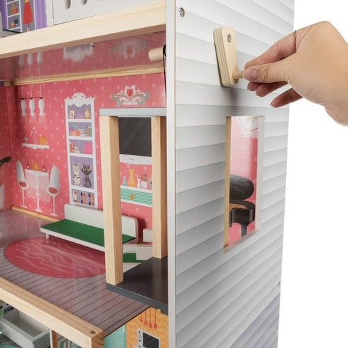Kruzzel Dollhouse Large Dollhouse 114 cm 114 cm